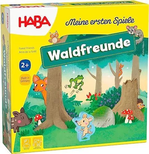 Produktbild: HABA 306605 - Meine ersten Spiele – Waldfreunde, Kleinkindspiel ab 2 Jahren, made in Germany, Bunt