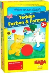 Produktbild: Haba 5878 - Meine ersten Spiele Teddys Farben und Formen, Legespielsammlung für 1-4 Kinder ab 2 Jahren, zum Lernen von Farben und Formen