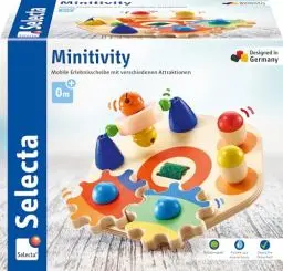 Produktbild: Selecta 62036 Minitivity, Motorikspielzeug, 1 Jahr to 3 Jahre, aus Holz, 14 cm